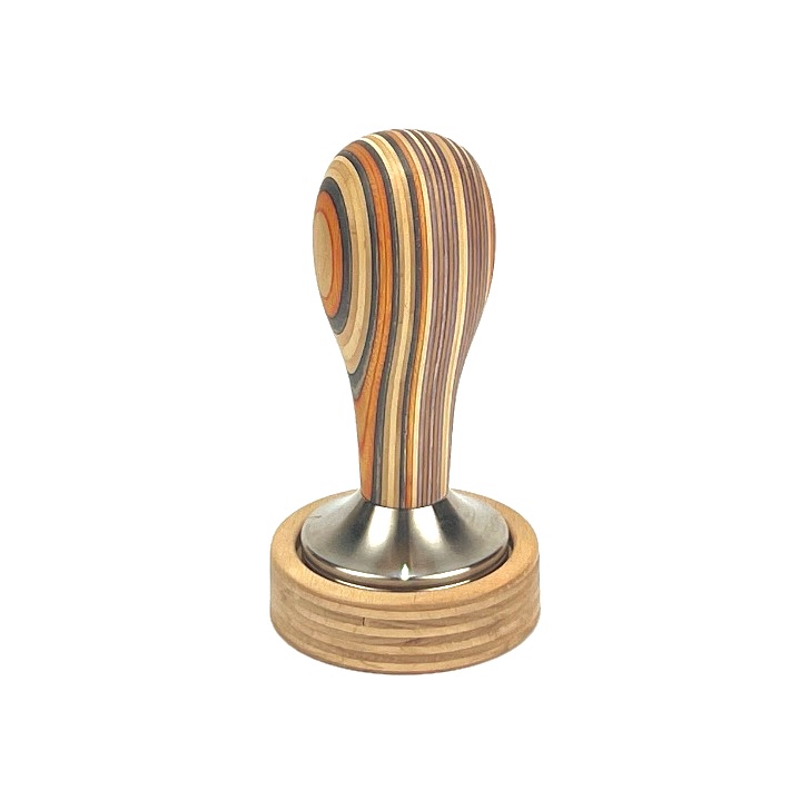 Espresso Tamper mit Untersetzer